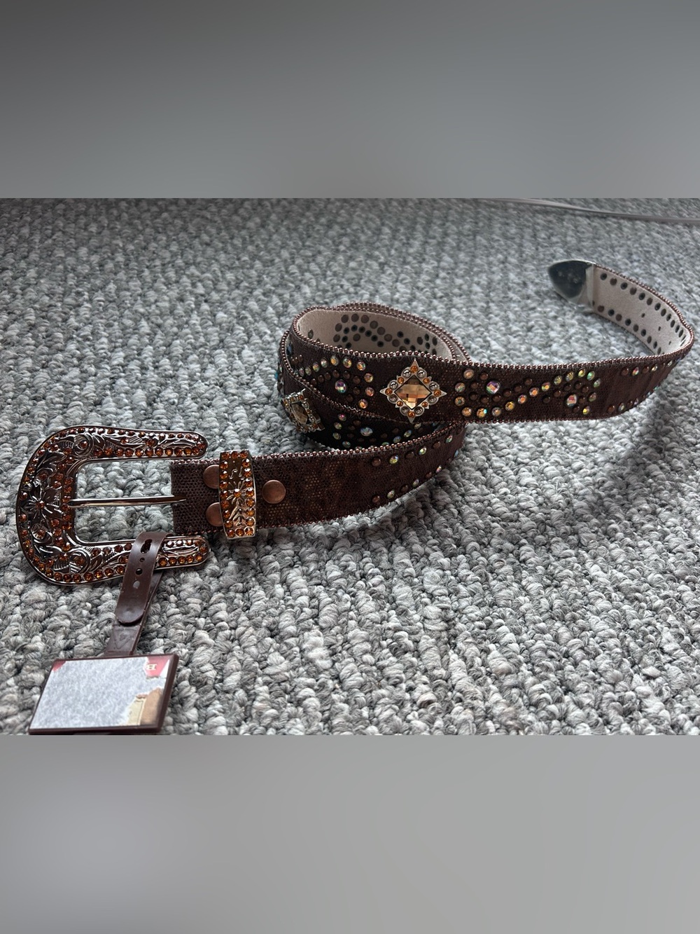Embellished Brown Women’s Fashion Belt